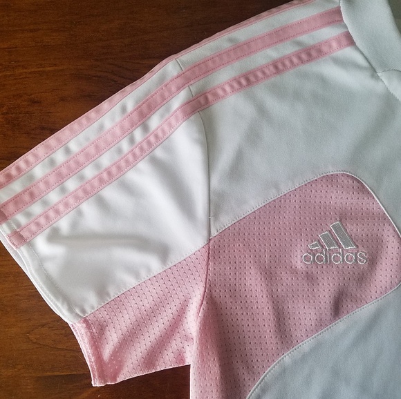 ADIDAS Short Sleeve Soccer Top Workout Shirt - Picture 4 of 8